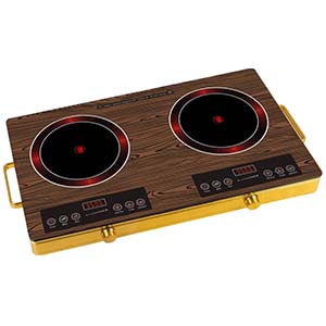 Multi-burner infrared cooktop